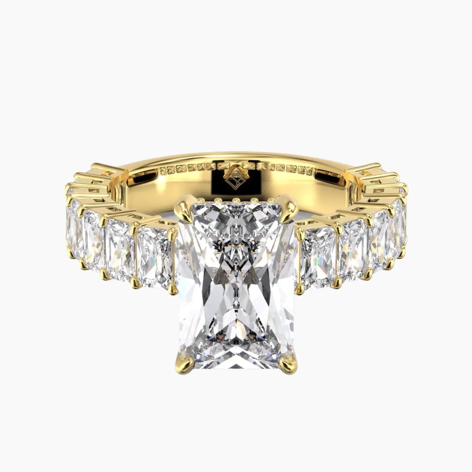 OBSER074 - Petricor Radiant engagement ring setting view 4