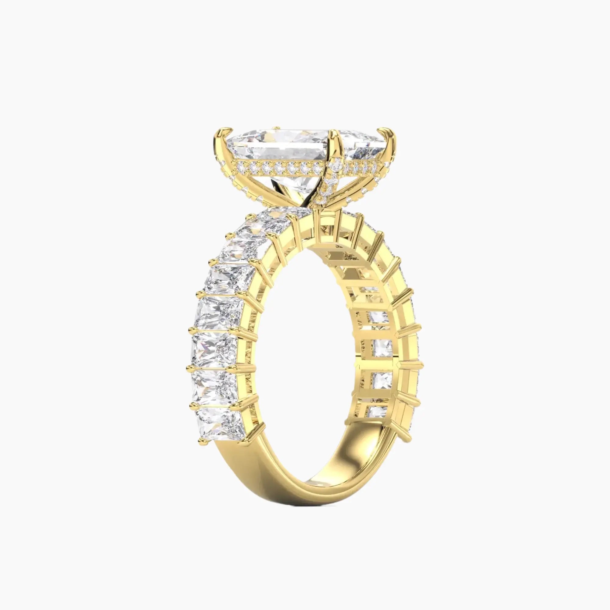 OBSER074 - Petricor Radiant engagement ring setting view 5