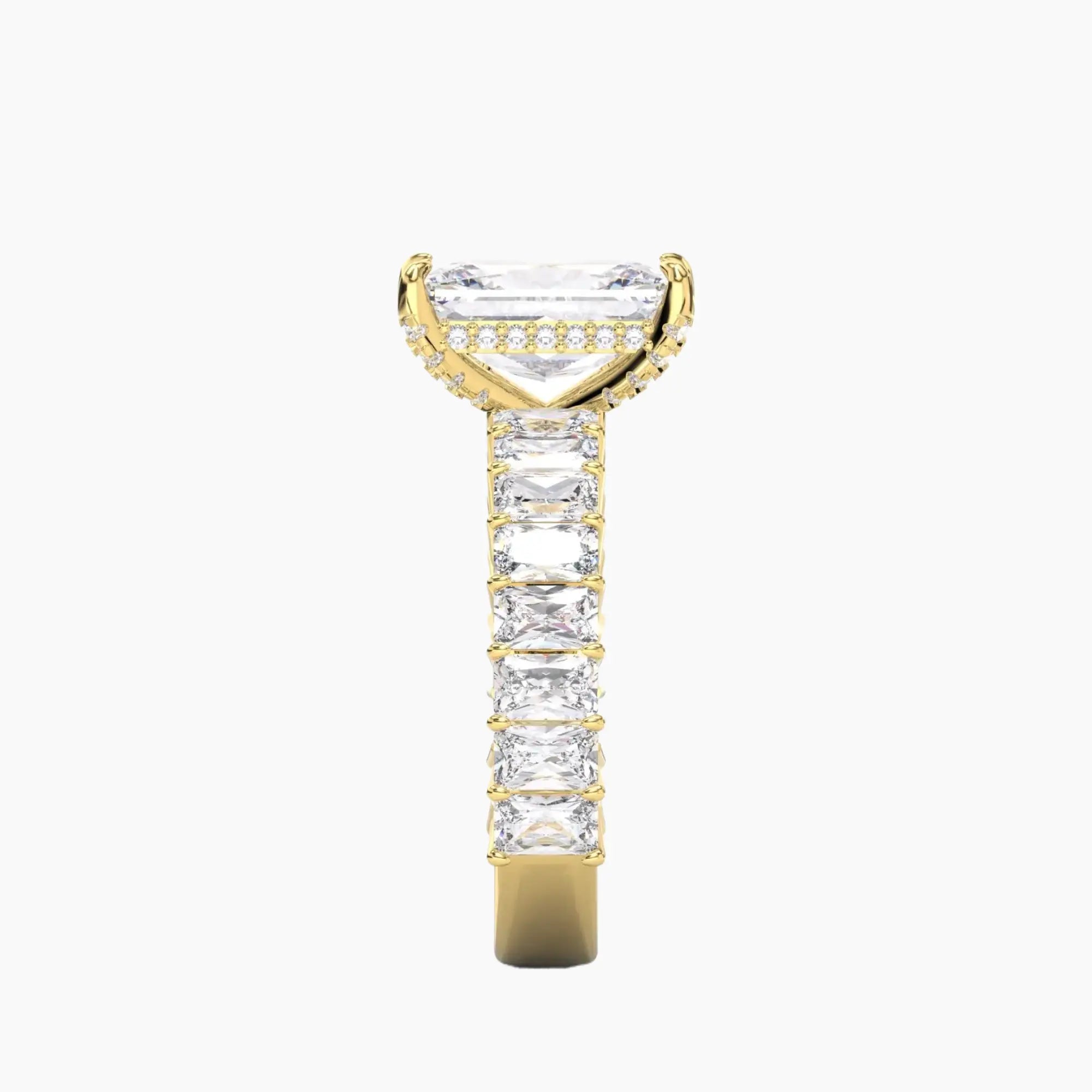 OBSER074 - Petricor Radiant engagement ring setting view 6