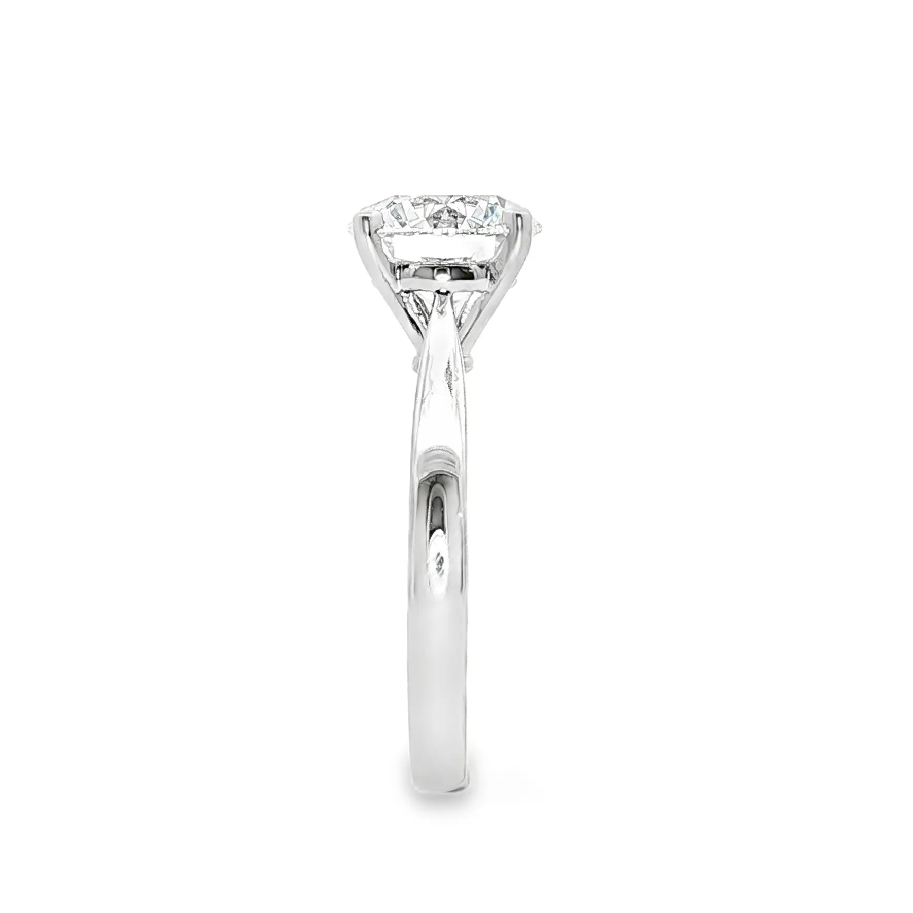 Four Prong  Diamond Engagement Ring [Setting Only] - KNT9 CHARLISA™