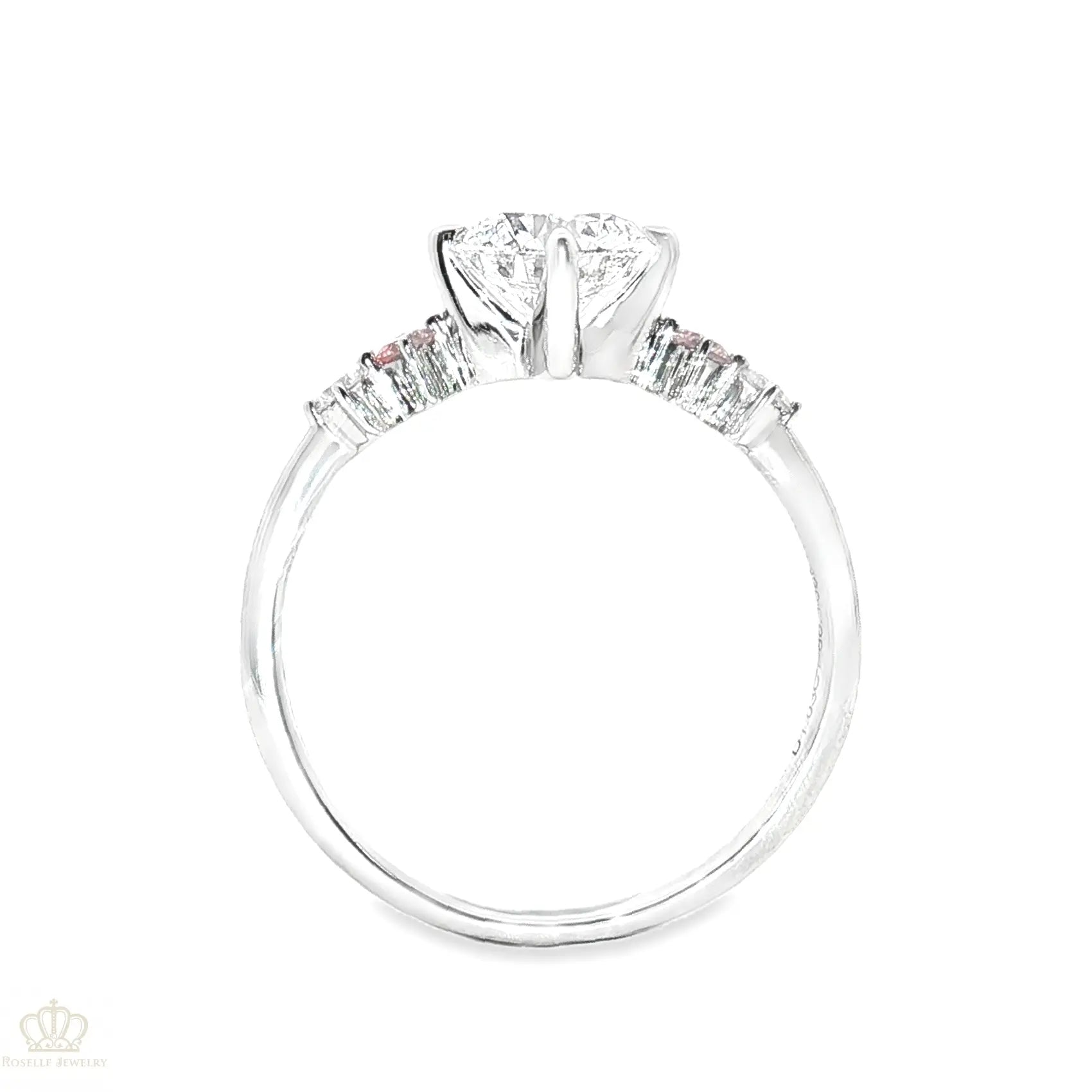 LGT031 - [Setting Only] Side Stone Diamond Engagement Ring CHARLISA™