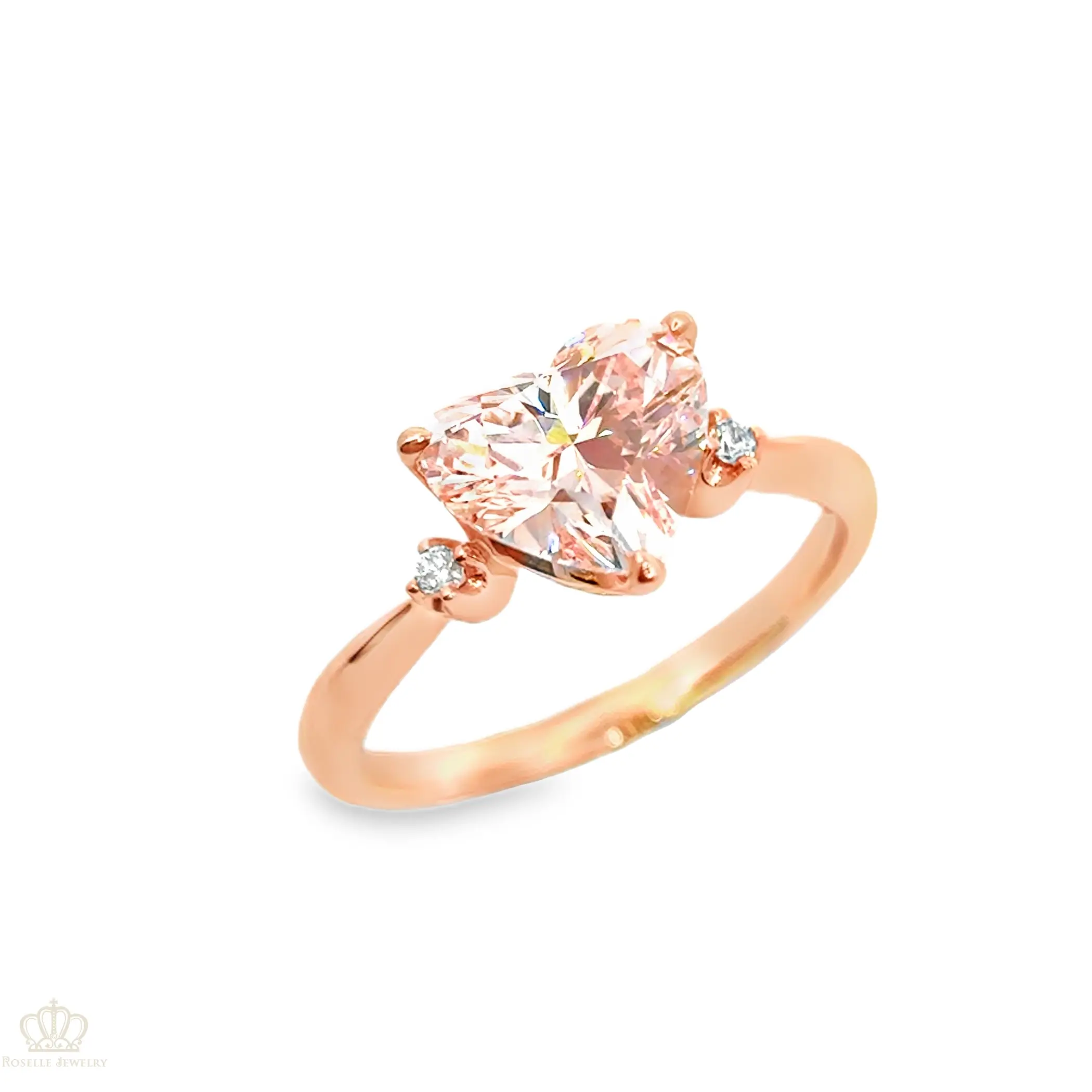 LGT1039 -  [Setting Only] Side Stone Diamond Engagement Ring CHARLISA™