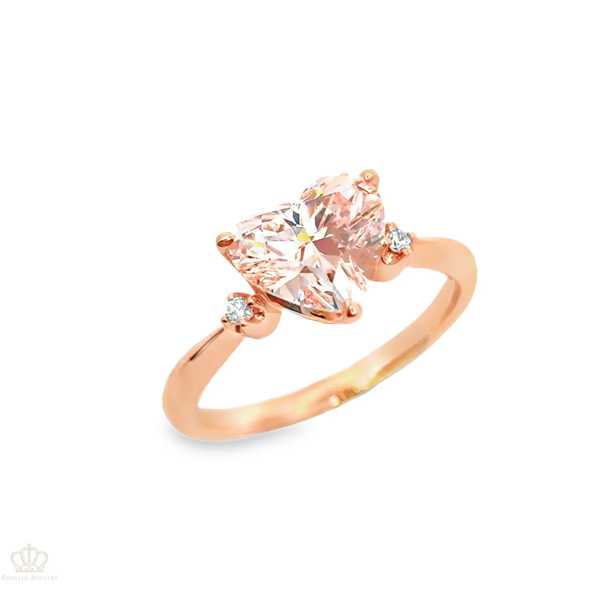 LGT1039 -  [Setting Only] Side Stone Diamond Engagement Ring CHARLISA™