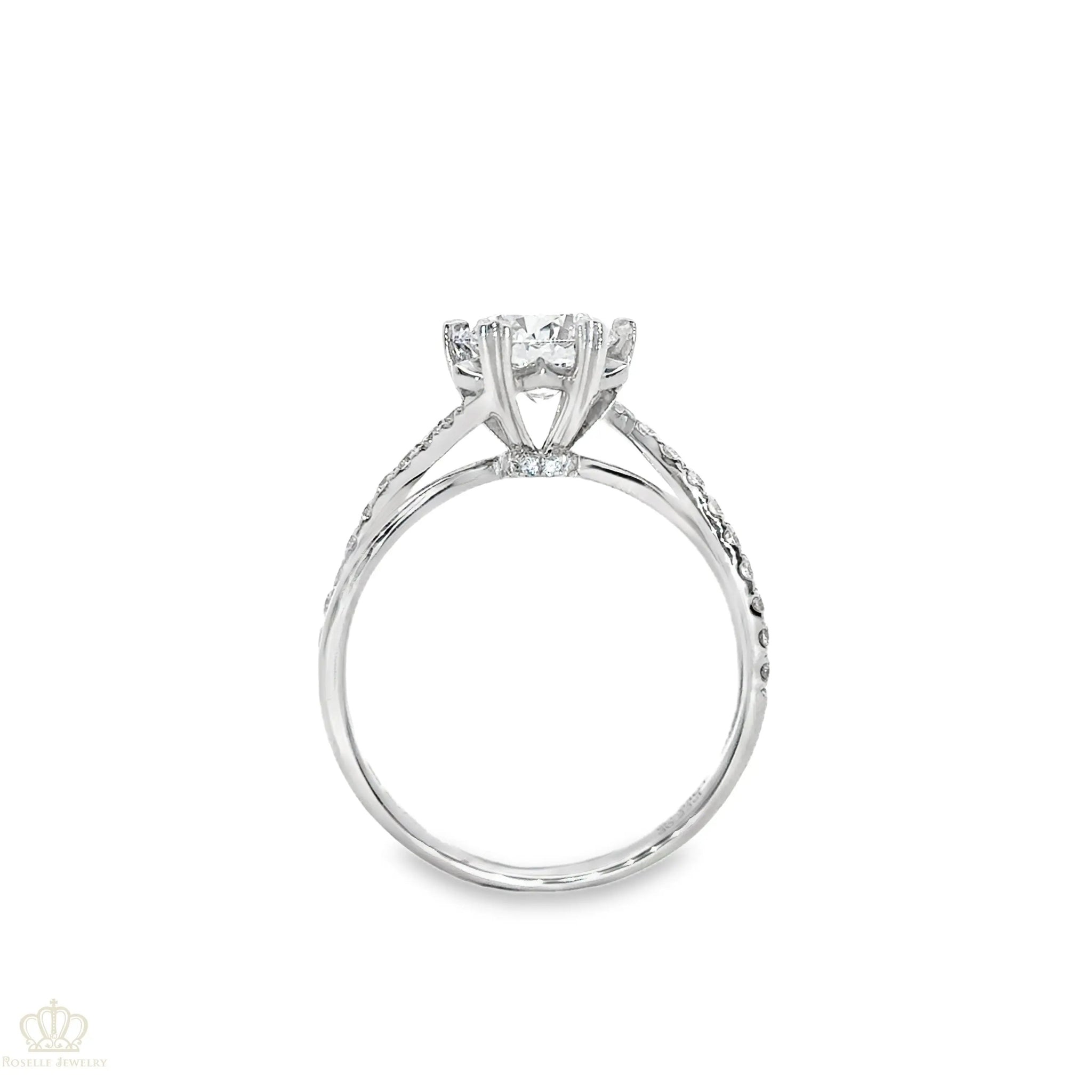 LGT670 - [Setting Only] Pear Side Stones Diamond Engagement Ring CHARLISA™