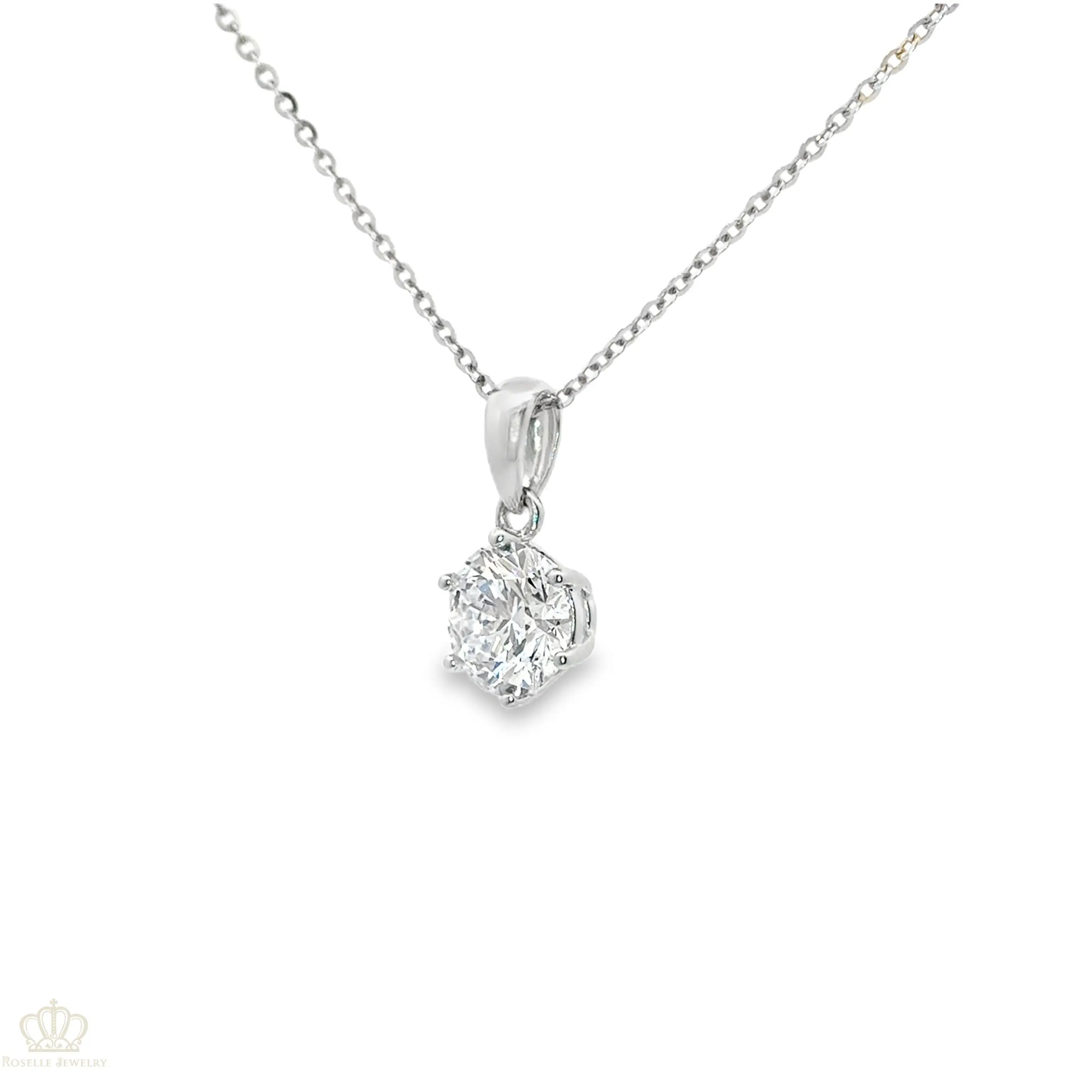 Six Prong Solitaire Pendants Necklaces [Setting Only] - LC110 CHARLISA™