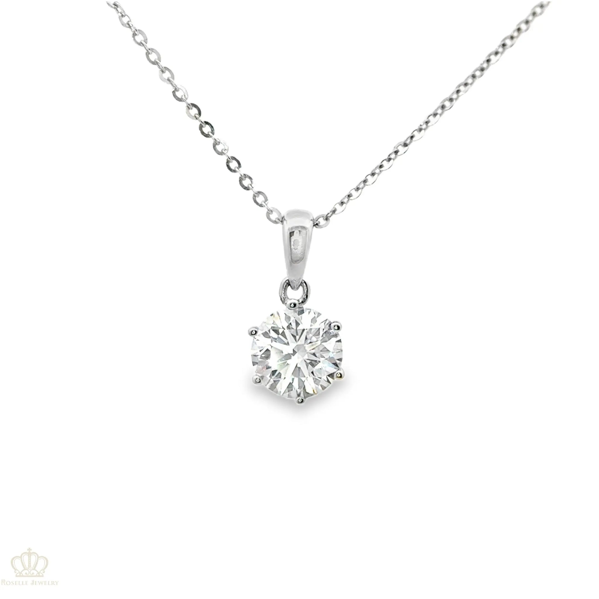 Six Prong Solitaire Pendants Necklaces [Setting Only] - LC110 CHARLISA™