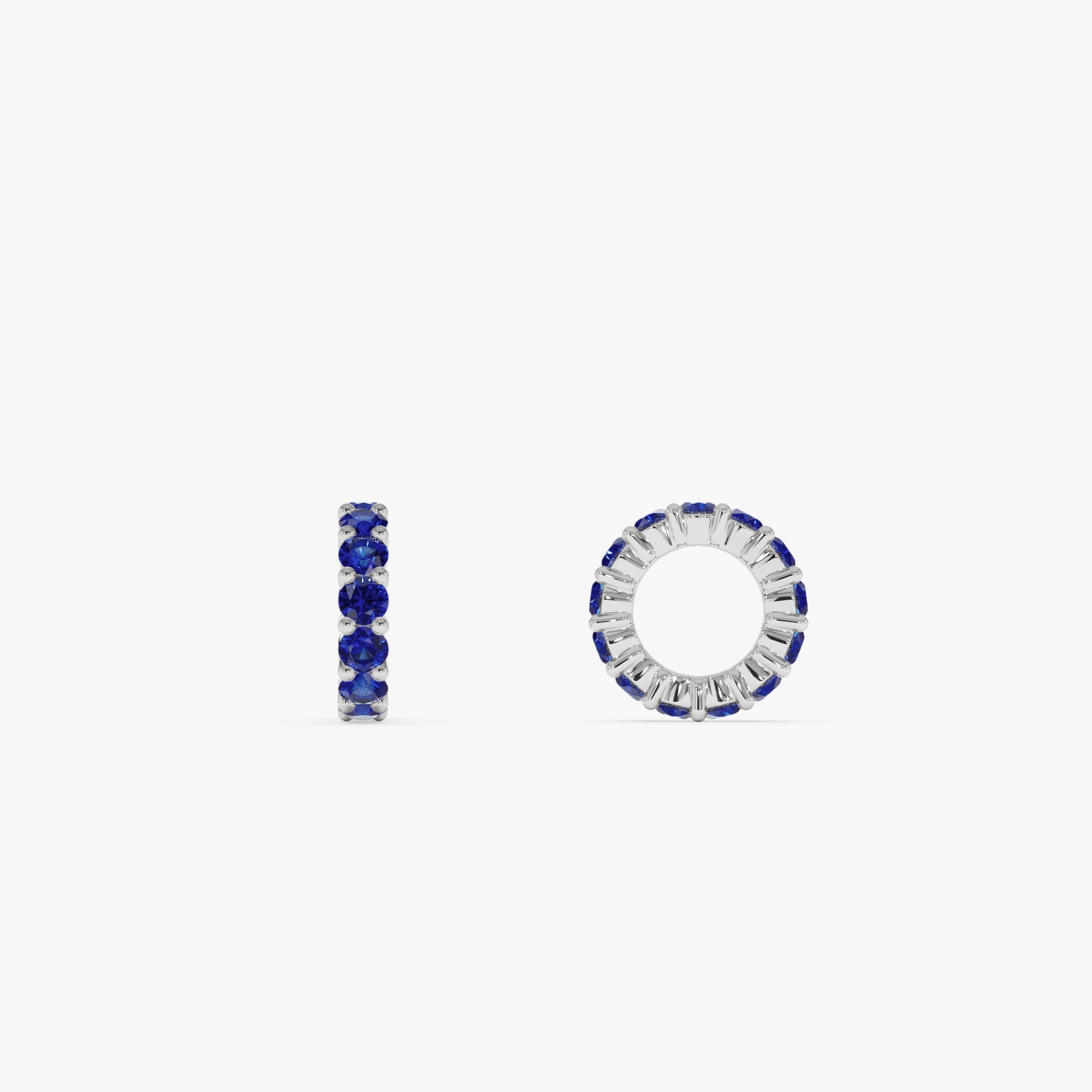 OBFJ0252 - 14k Sapphire Rondelle Charm 6