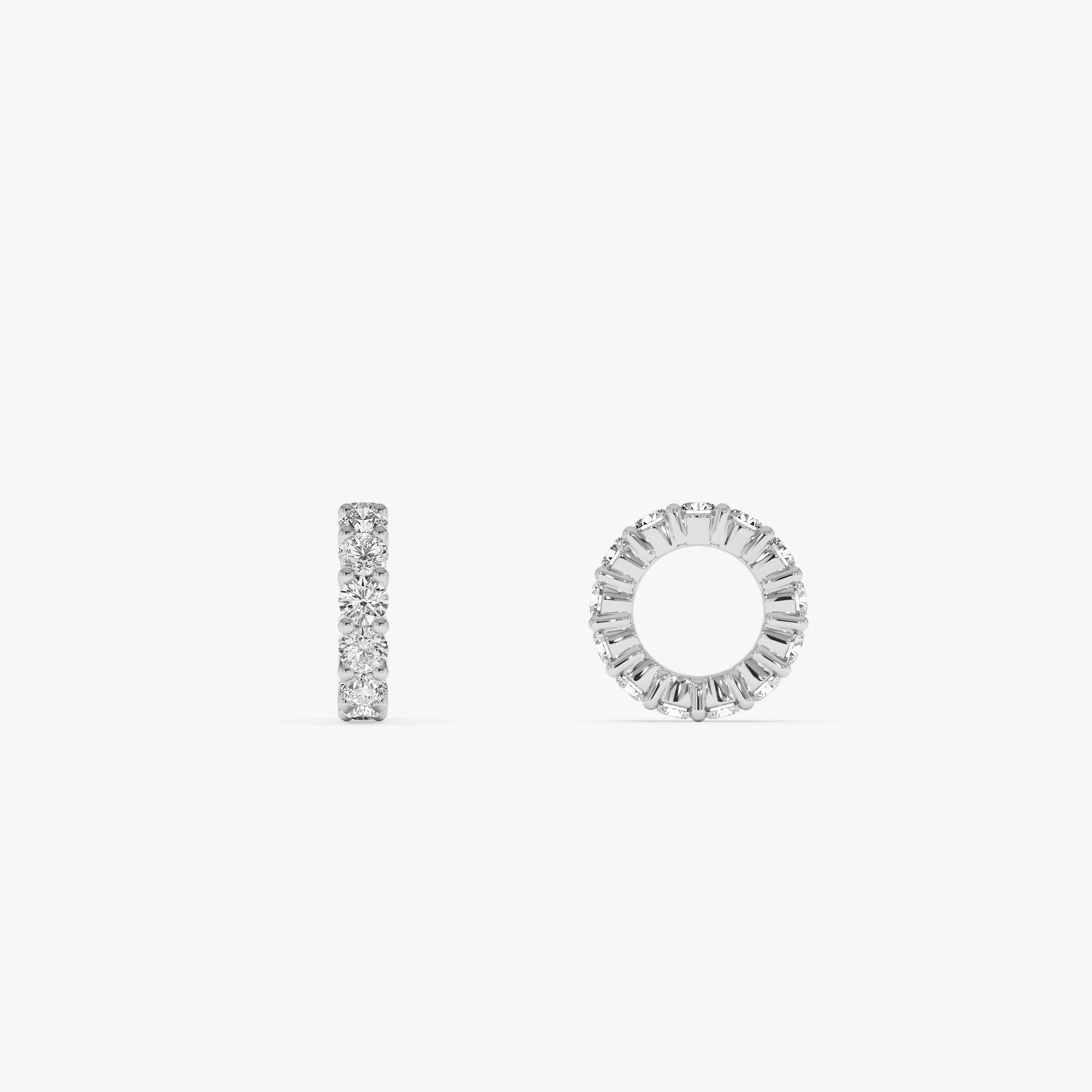 OBFJ0246 - 14k Lab Grown Diamond Rondelle Charm 6