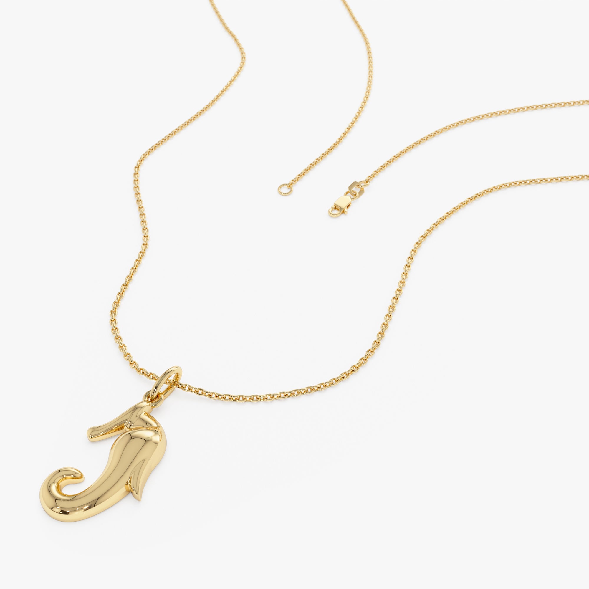 OBFJ0320 - 14 Seahorse Charm Necklace 3
