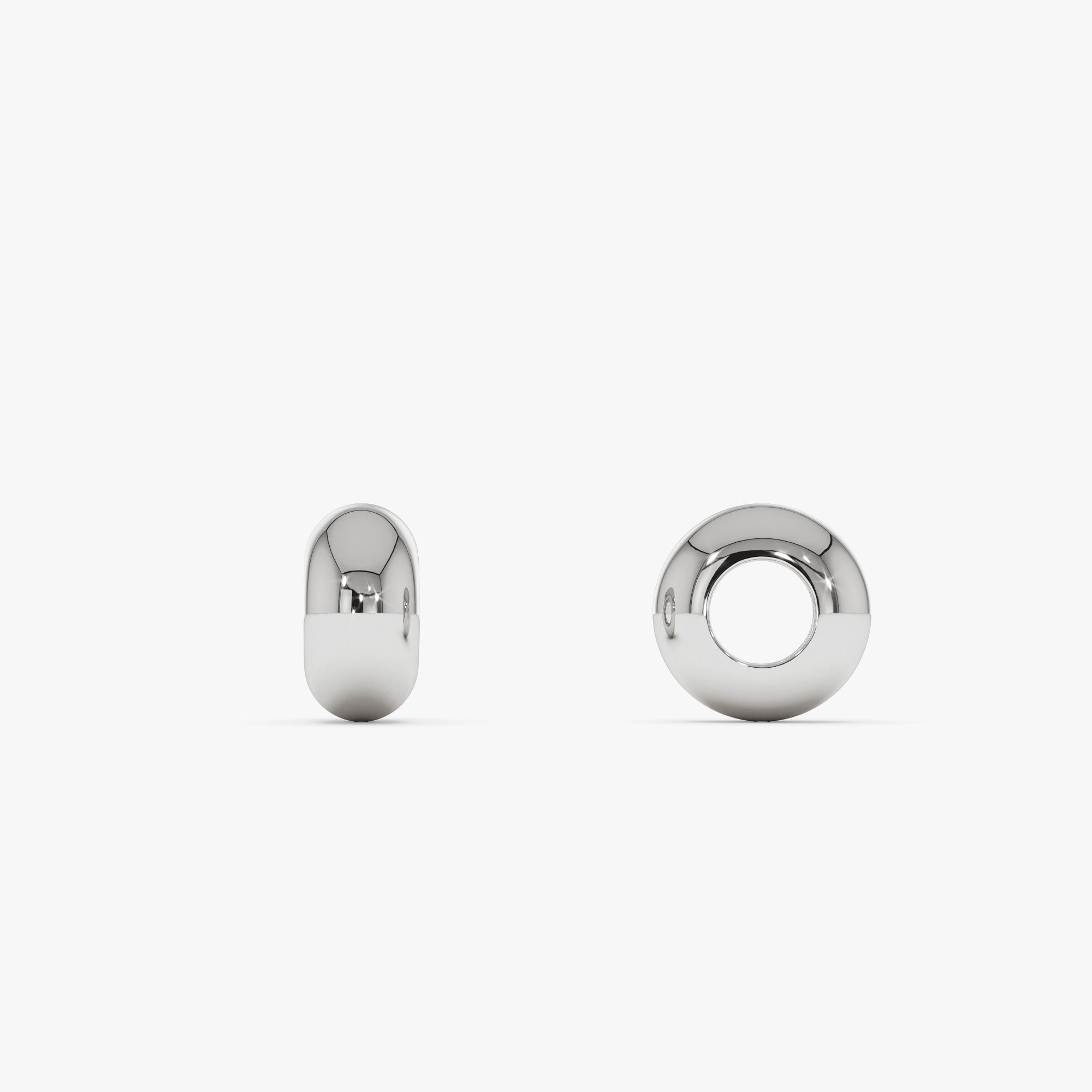 OBFJ0243 - 14K Gold Polished Rondelle Charm - 6MM 3