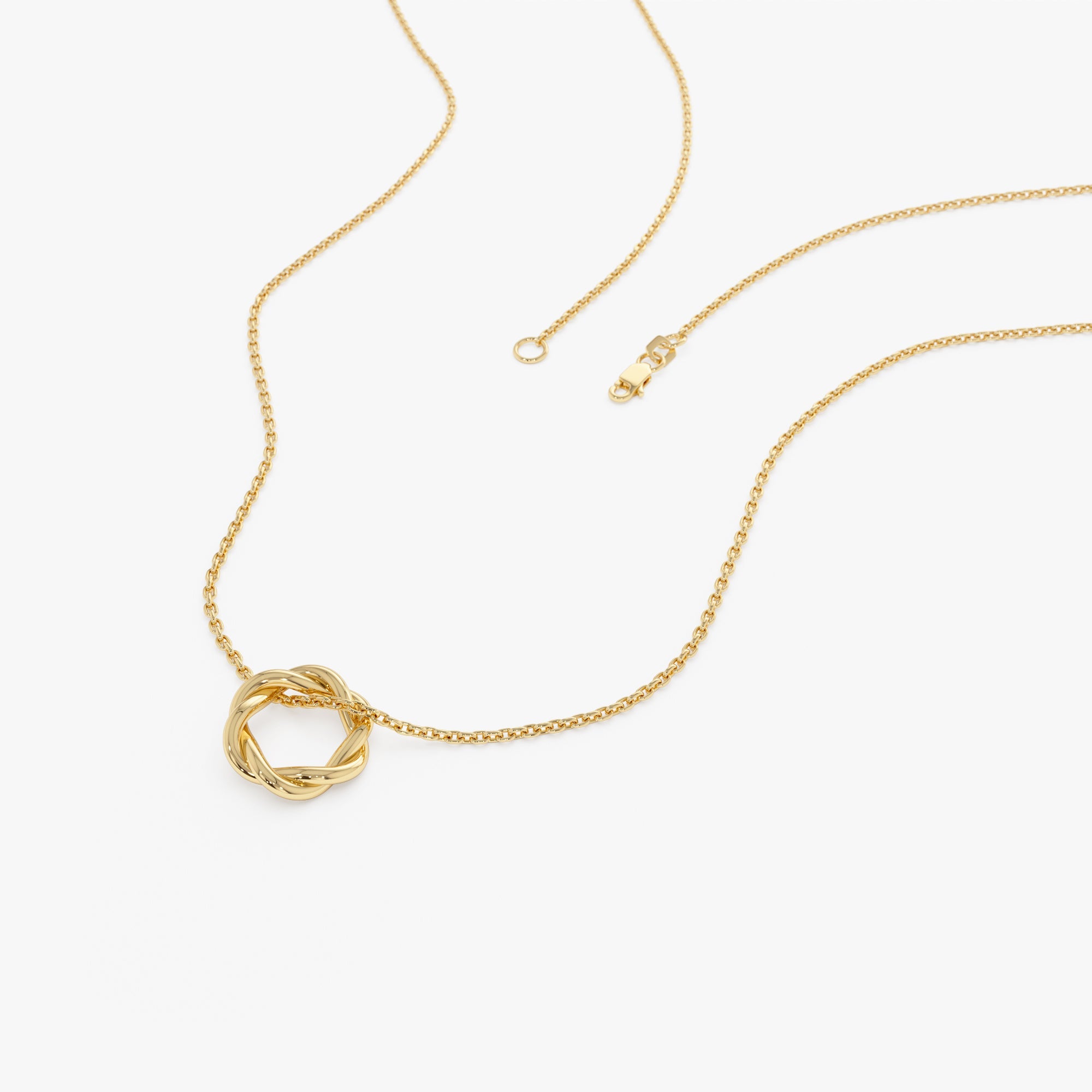 OBFJ0242 - 14K Gold Twisted Rondelle Charm – 2MM 5