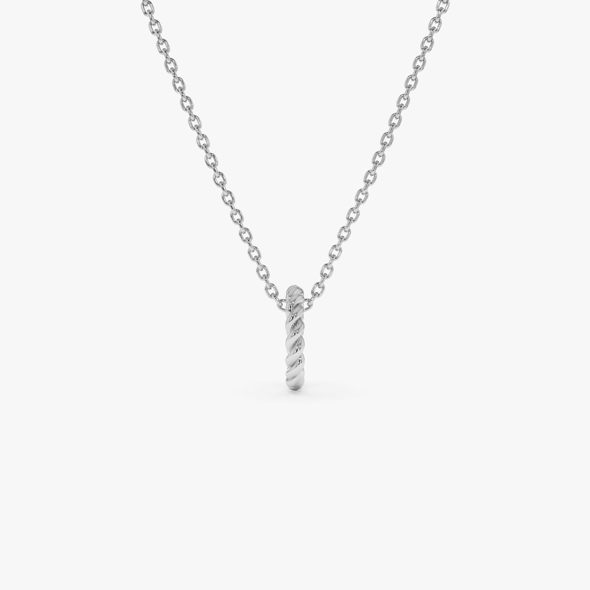 OBFJ0240 - 14K Gold Rope Rondelle Charm – 1.5MM 4