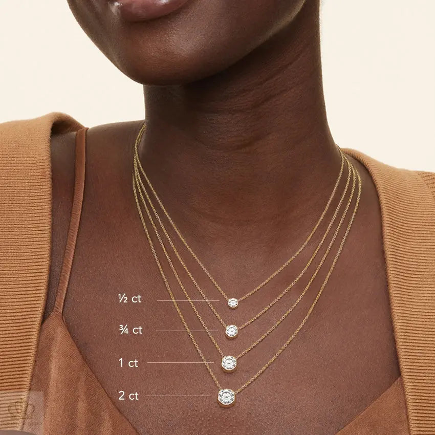 LC55 - [Setting Only] Floating Solitaire Pendant CHARLISA™