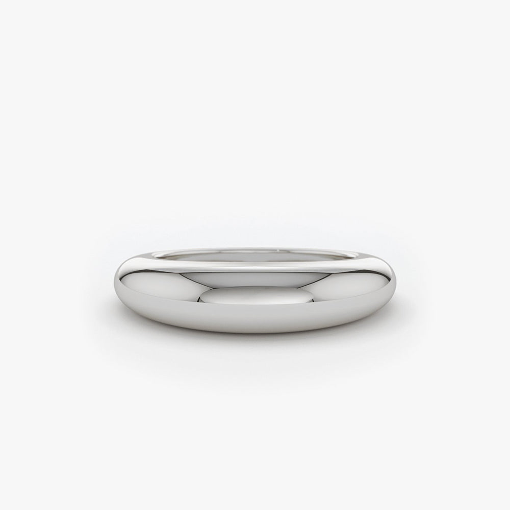 OBFJ1936 - 14k Chunky Dome Ring 5