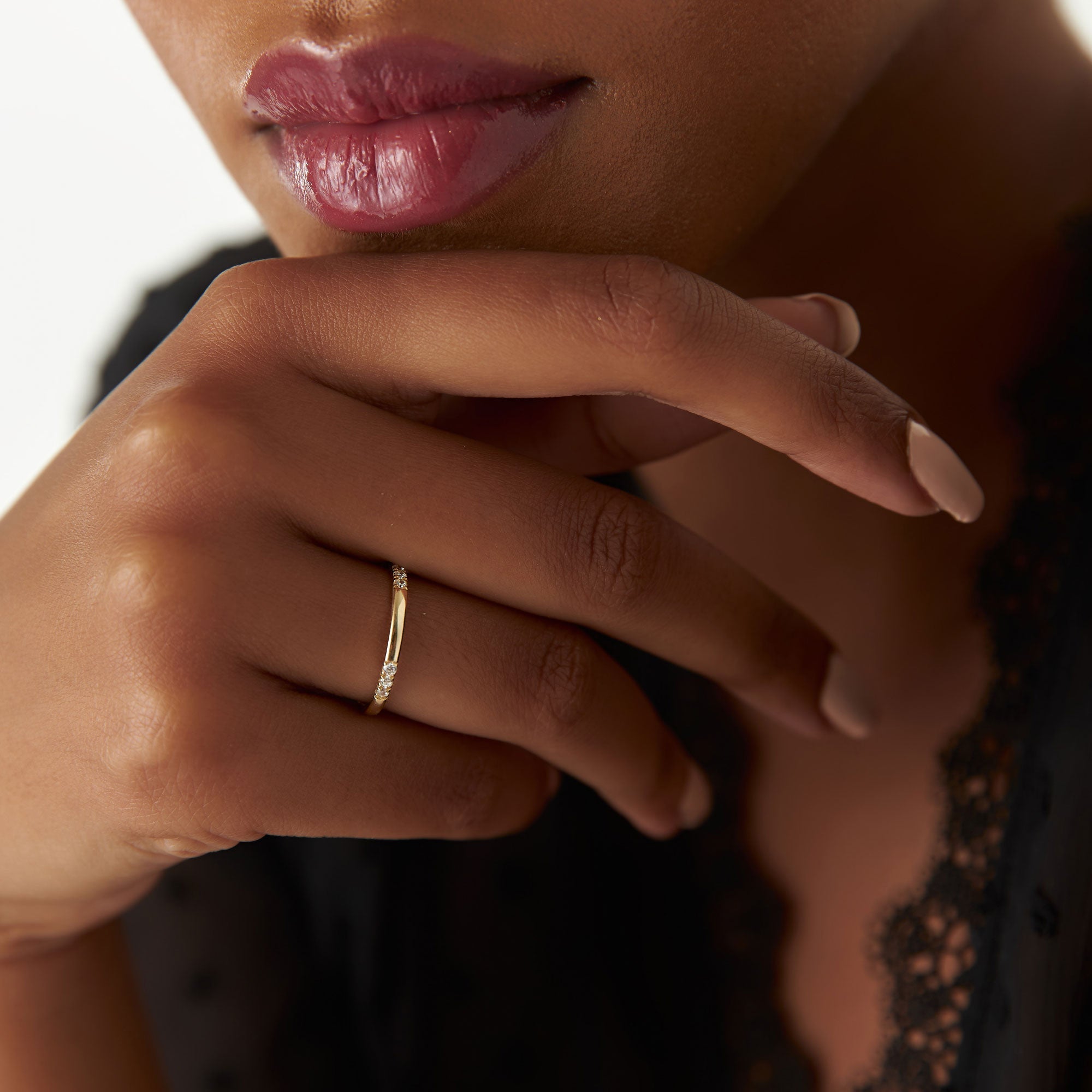 OBFJ1280 - 14k Multi Station Diamond Eternity Ring 2