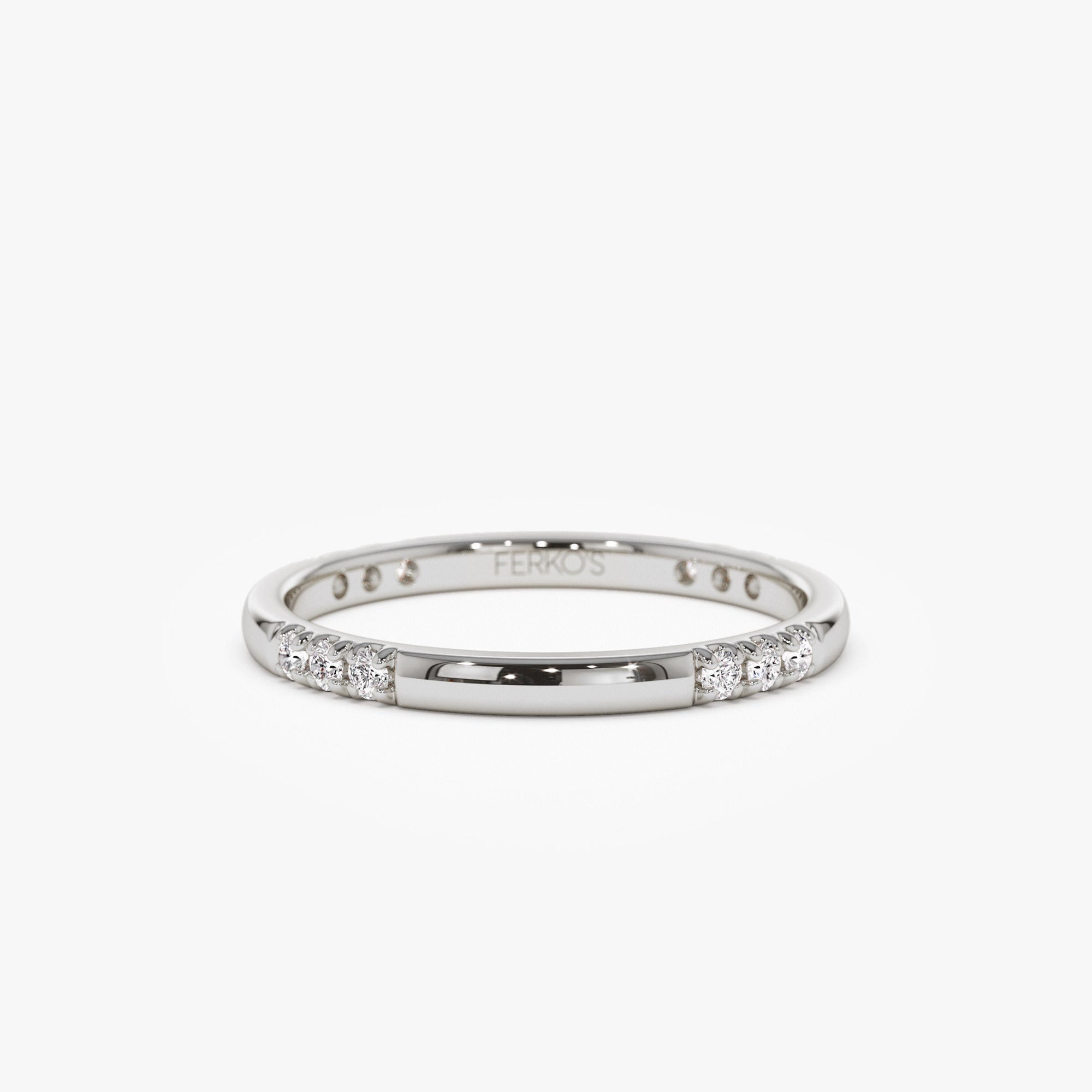 OBFJ1280 - 14k Multi Station Diamond Eternity Ring 6