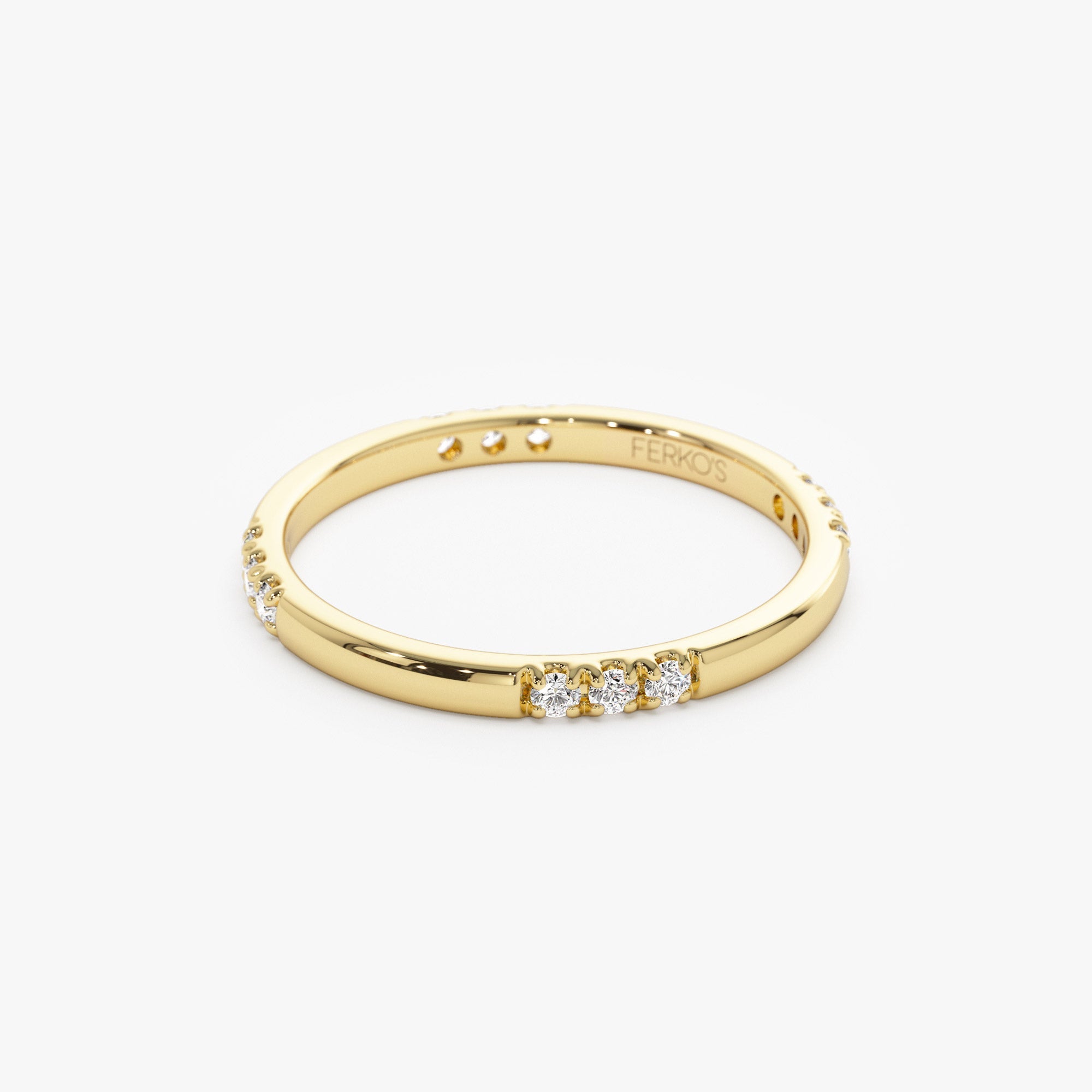 OBFJ1280 - 14k Multi Station Diamond Eternity Ring 7