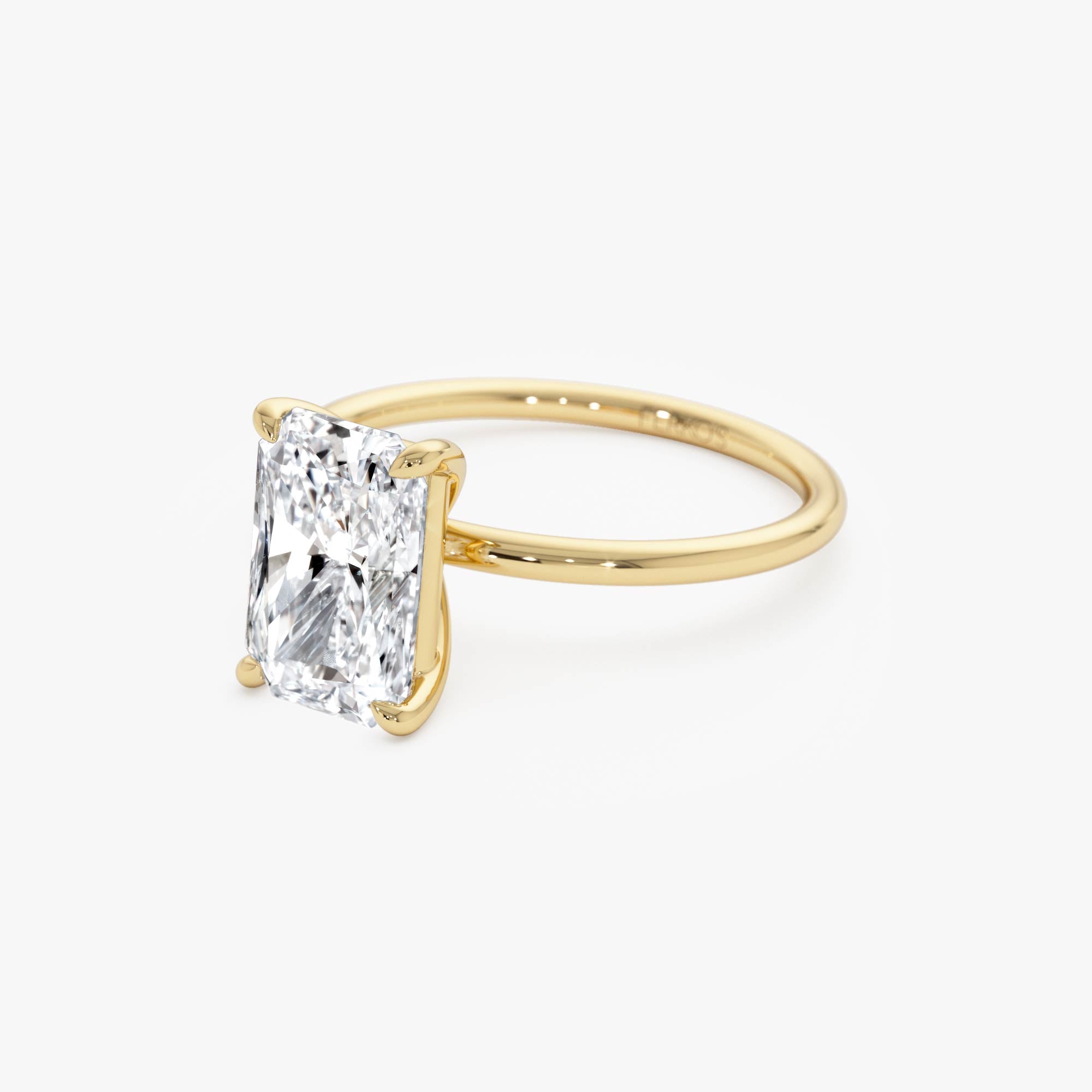 OBFJ0586 - 2.00 Ctw 14k Radiant Cut Prong Setting Lab Grown Diamond Engagement Ring – Corinne 9