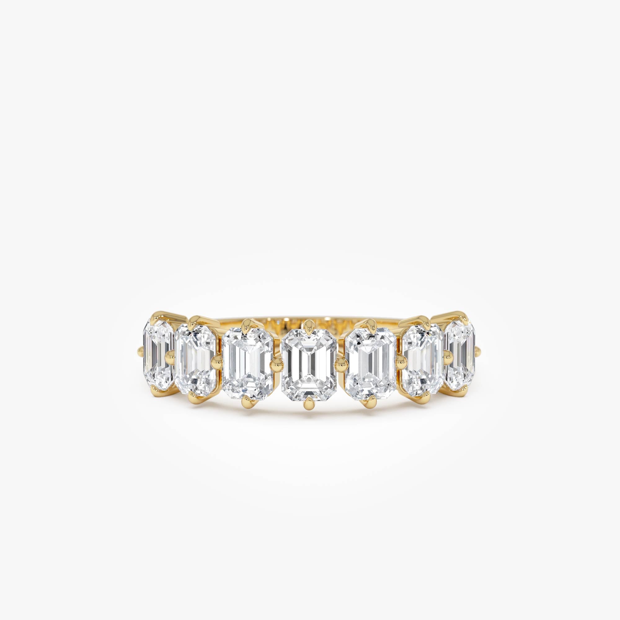 OBFJ0410 - 1.48ctw Emerald Cut Lab Diamond Anniversary Ring - Pina 1