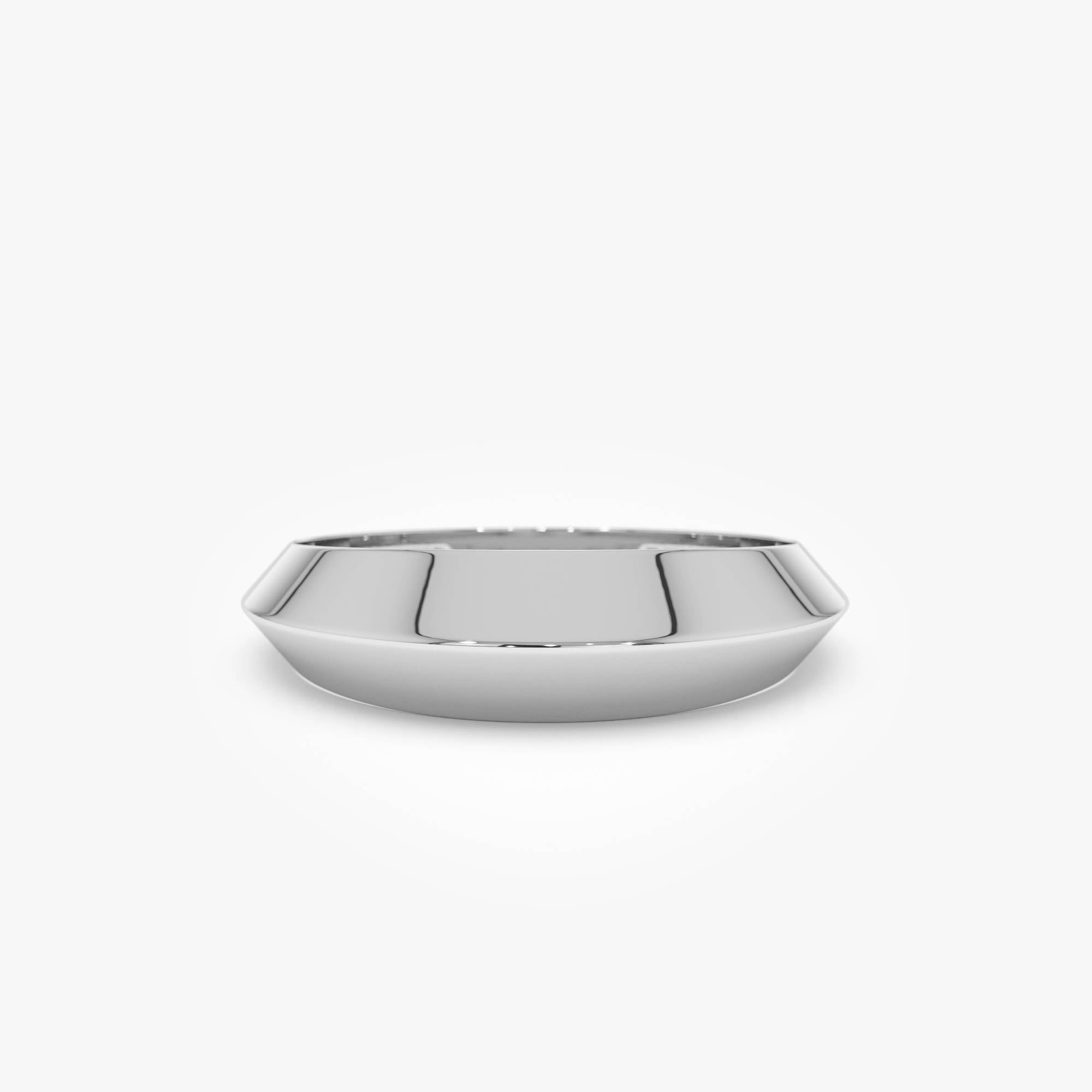 OBFJ0524 - 14k Knife Edge Wedding Band 8