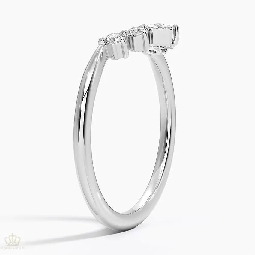 Hadley Contoured Wedding Band Ring - LR101 Camélia™