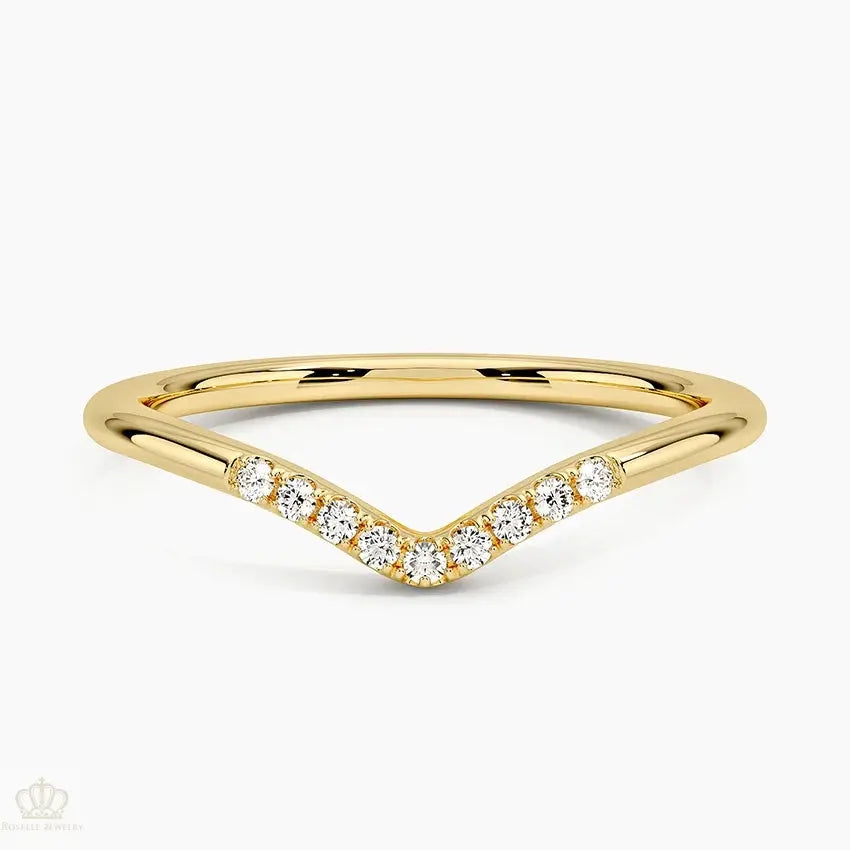 Petite Flair Wedding Band Ring - LR91 Camélia™