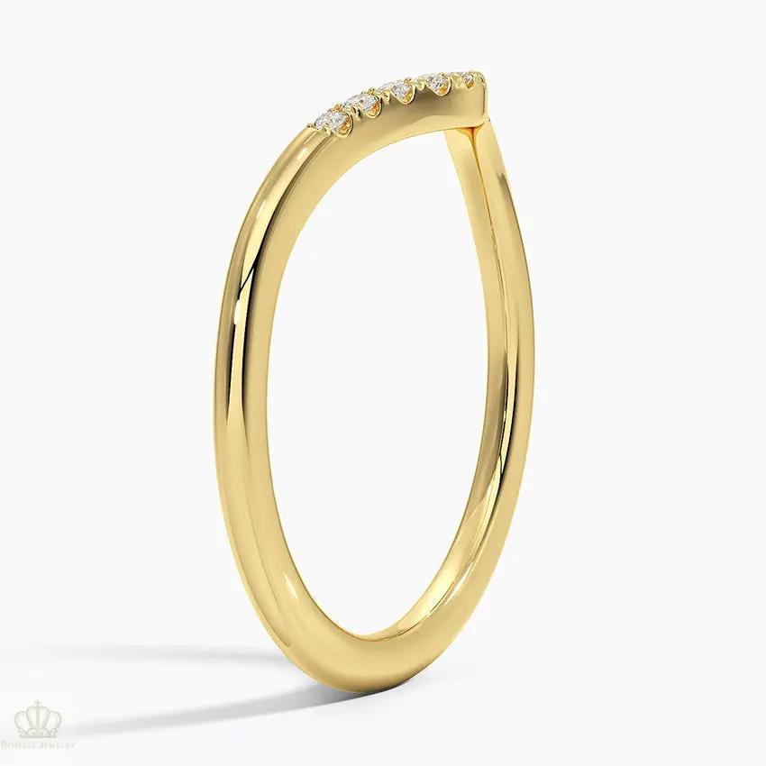 Petite Flair Wedding Band Ring - LR91 Camélia™