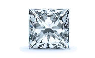 2.0-Carat Princess Shape Lab Grown Diamond