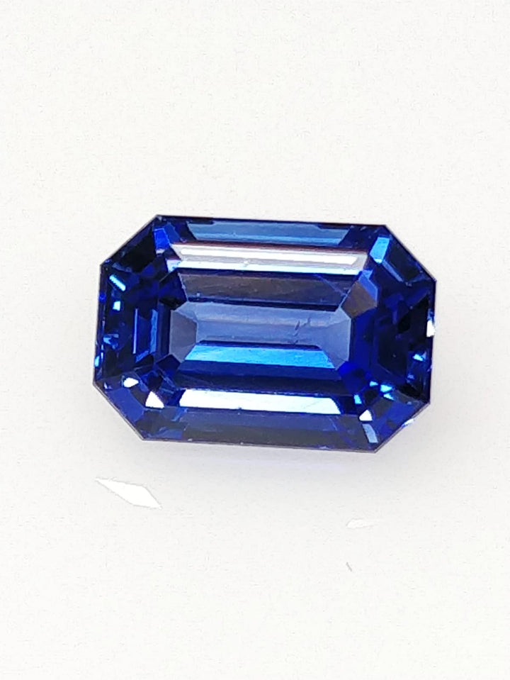 Emerald Lab Grown Sapphire Royal Blue Loose Gems- LSEB - Roselle Jewelry
