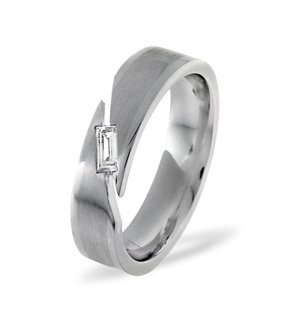 Mens 0.07ct Diamond Eternity Dress Ring - SM003 - Roselle Jewelry