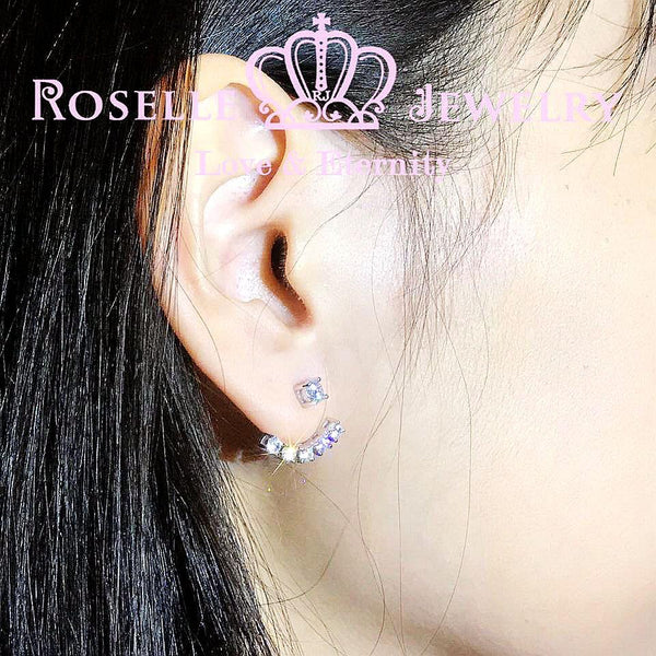 Detachable Stud Earrings - JE1 - Roselle Jewelry