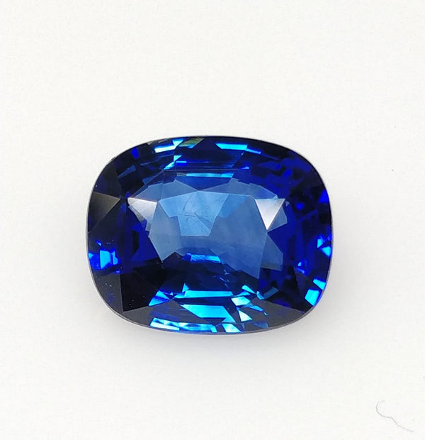Cushion Lab Grown Sapphire Royal Blue Loose Gems- LSCB - Roselle Jewelry