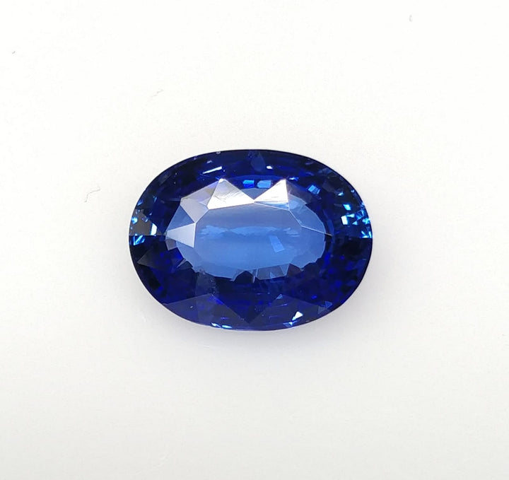 Oval Lab Grown Sapphire Royal Blue Loose Gems- LSOB - Roselle Jewelry