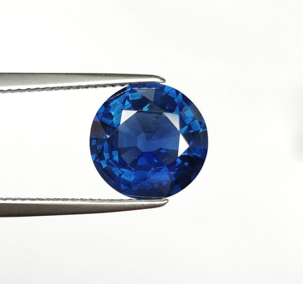 Round Lab Grown Sapphire Royal Blue Loose Gems- LSRB - Roselle Jewelry