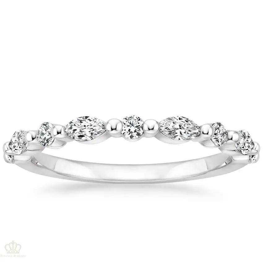 0.38CTW Versailles Wedding Band Ring - LR27 - Roselle Jewelry