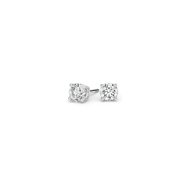 0.20CTW Four Prong Round Diamond Stud Earrings - SE011 - Roselle Jewelry