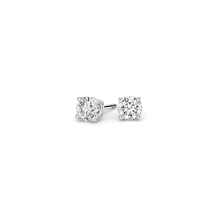 0.40CTW Four Prong Round Diamond Stud Earrings - SE012 - Roselle Jewelry