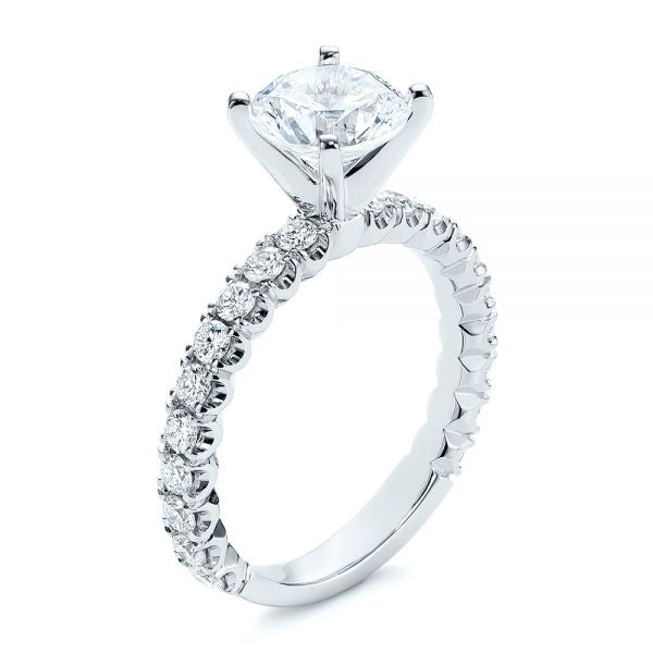 Classic Diamond Engagement Ring [Setting Only] - EC053 - Roselle Jewelry