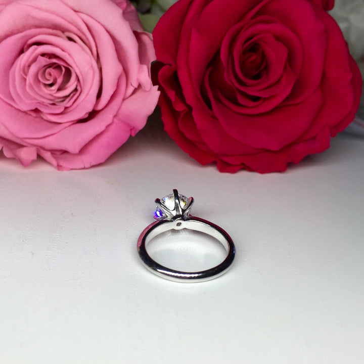 Six Prong Solitaire Engagement Ring - NT1 - Roselle Jewelry