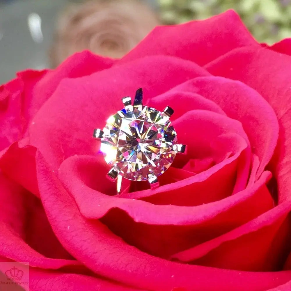 Six Prong Solitaire Engagement Ring - NT1 - Roselle Jewelry