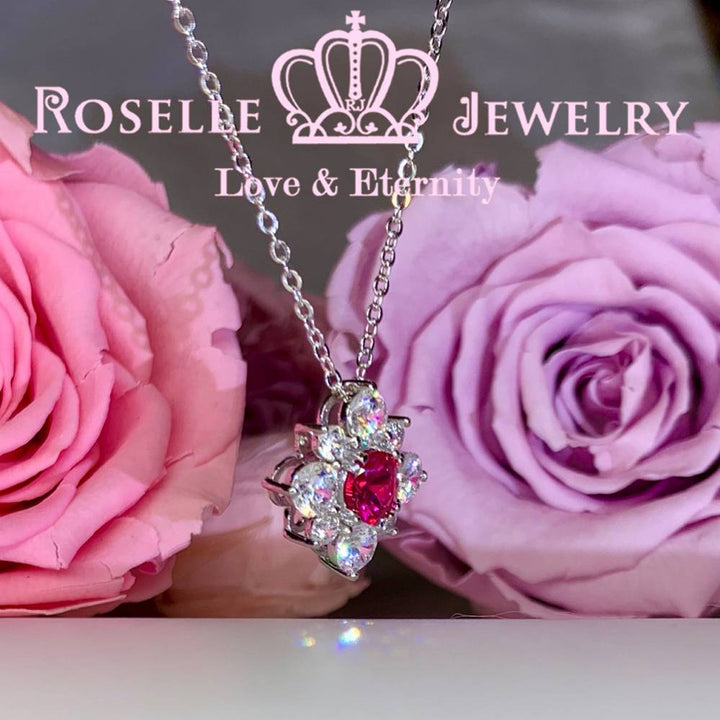 Floral Drop Pendants - CR4 - Roselle Jewelry