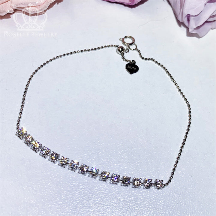 0.75CTW Four Prong Lab Grown Diamond Bracelet - LB002 - Roselle Jewelry