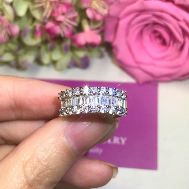 Emerald Cut Fashion Ring - RT1 - Roselle Jewelry
