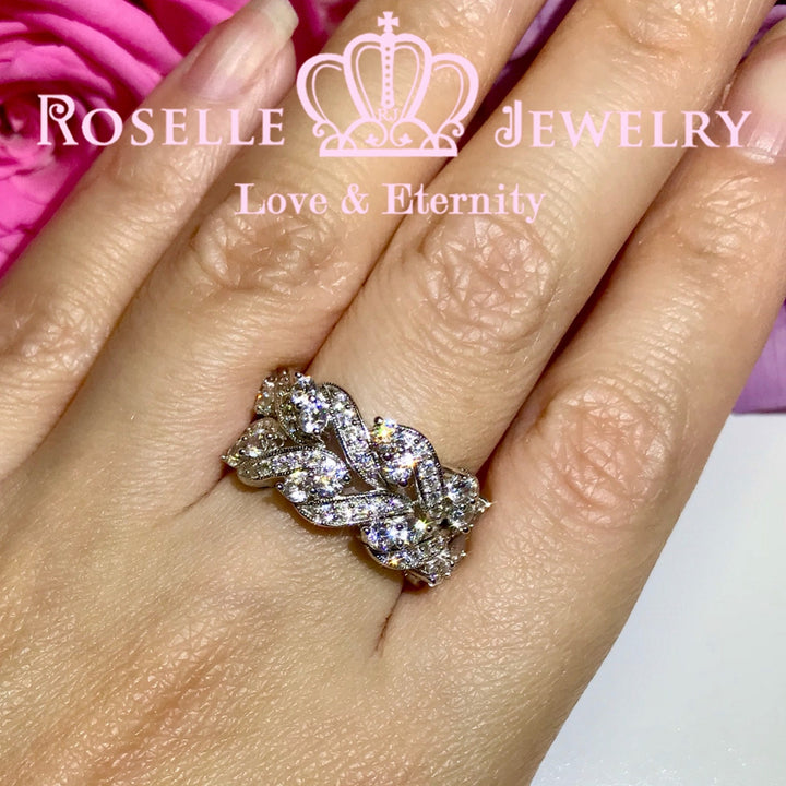 Twist Fashion Ring - BA27 - Roselle Jewelry