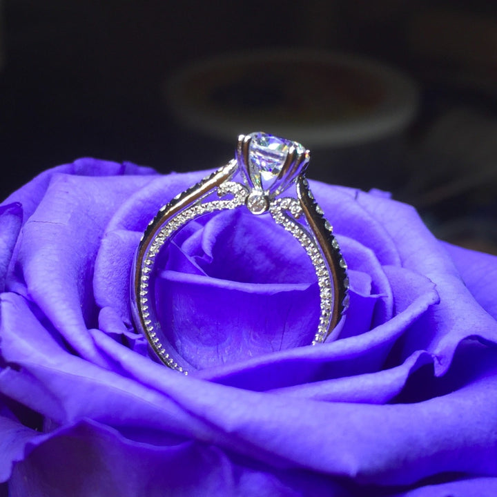 Vintage Engagement Ring - V0 - Roselle Jewelry