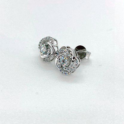 Floral Stud Earrings - EF1 - Roselle Jewelry