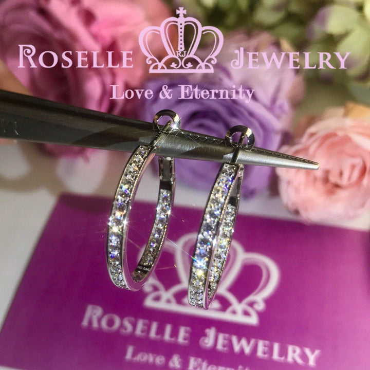 Fashion Hoop Earrings - RE2 - Roselle Jewelry