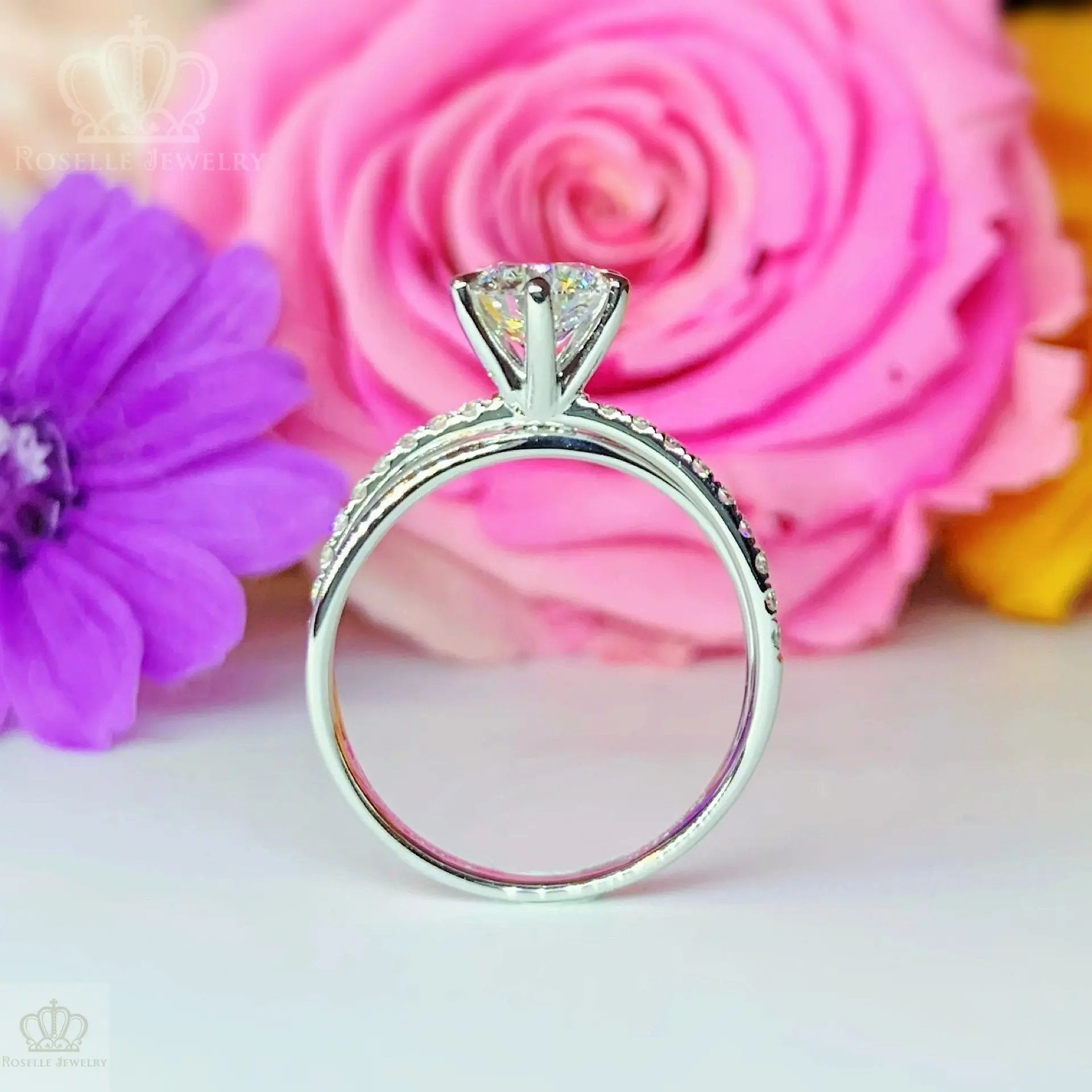 LGT009 - [Setting Only] Side Stone Twist Engagement Diamond Ring CHARLISA™