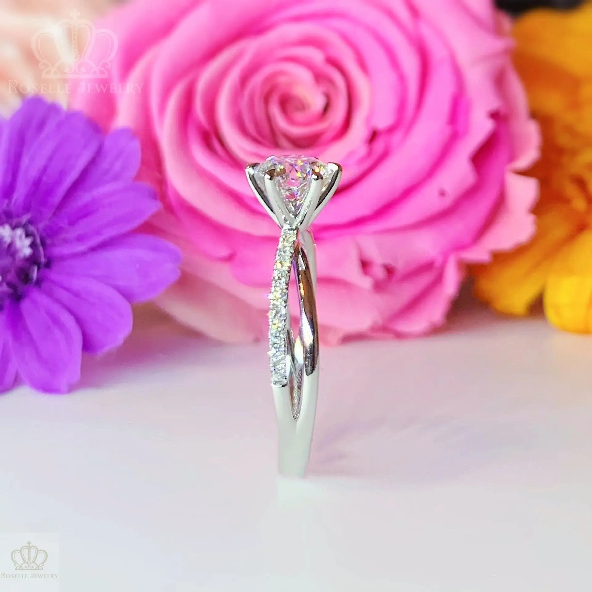 LGT009 - [Setting Only] Side Stone Twist Engagement Diamond Ring CHARLISA™