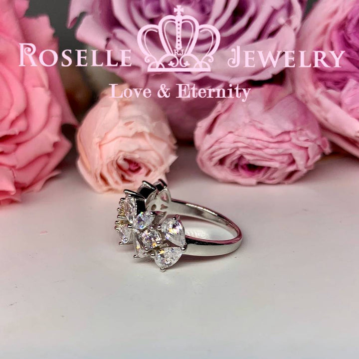 Butterfly Marquise Fashion Wedding Ring - BA11 - Roselle Jewelry
